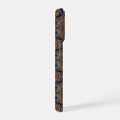 Lebendige mehrfarbige Batik-Raben-iPhone-Hülle iPhone Hülle (Rechte Seite)