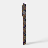 Lebendige mehrfarbige Batik-Raben-iPhone-Hülle iPhone Hülle (Linke Seite)