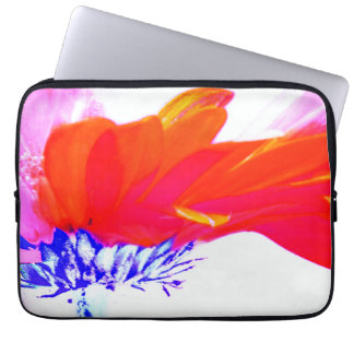 Lebendige mehrfarbige Pop-Art-Gänseblümchen-Blumen Laptopschutzhülle