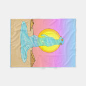 Lebendige Mirage Fleecedecke (Vorderseite (Horizontal))