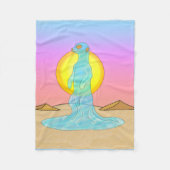 Lebendige Mirage Fleecedecke (Vorderseite)