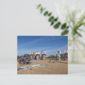 Lebendige, mit Graffiti bedeckte Oldtimer Postkarte (Stehend Vorderseite)