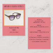 Lebendige Mode-Hersteller/ Einzelhandelsbrille Visitenkarte (Vorne/Hinten)