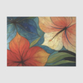 Lebendige moderne florale Decoupage Seidenpapier (Vorderseite)