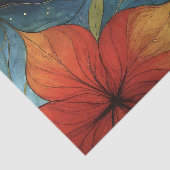 Lebendige moderne florale Decoupage Seidenpapier (Ausschnitt)