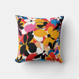 Lebendige Multicolor Floral Moderner Zuhause Deko  Kissen