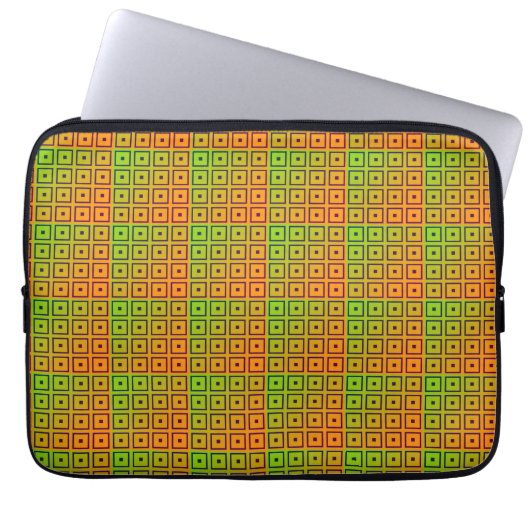 Lebendige Multicolor Laptopschutzhülle (Vorderseite)