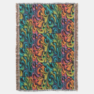 Lebendige Multicolor-Wirbelkunst Decke