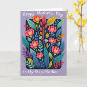 Lebendige Muttertags-Blumenkarte Karte (Gelbe Blume)