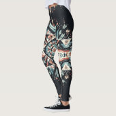 Lebendige Nächte (großes Muster) Leggings (Links)
