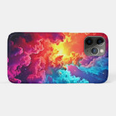 Lebendige Nebel-Kunst: Kosmische Farb-Kunst Case-Mate iPhone Hülle (Rückseite (Horizontal))
