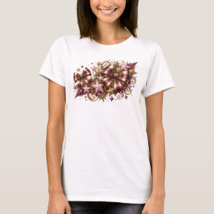 Lebendige Orange CHRISTMAS JOY Tragbare Kunst T-Shirt