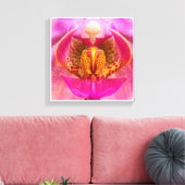 Lebendige Orchidee Leinwanddruck (Insitu (Wohnzimmer))