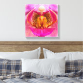 Lebendige Orchidee Leinwanddruck (Insitu (Schlafzimmer))