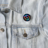 Lebendige Ouroboros-Drachenkunstsymbol Button (Beispiel)