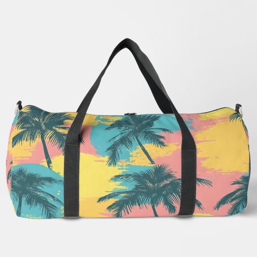 Lebendige Palme Duffle Bag (Vorderseite)