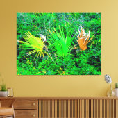 Lebendige Palmwedel Leinwanddruck (Insitu (Wohnzimmer))