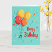 Lebendige Party-Design-Karte Karte (Gelbe Blume)