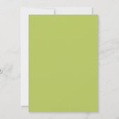 Lebendige Pastell 1. Geburtstagsfeier Einladung (Rückseite)