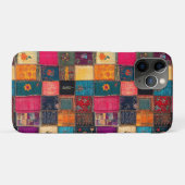 Lebendige Patchworkdecke mit klassischen Blumenmus Case-Mate iPhone Hülle (Rückseite (Horizontal))