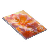 Lebendige Pfingstrosen-Hibiskus-Blume Notizblock (Rechte Seite)