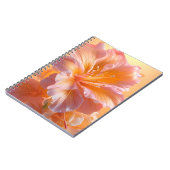 Lebendige Pfingstrosen-Hibiskus-Blume Notizblock (Linke Seite)