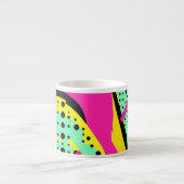 Lebendige Pop Art Espressotasse (Vorderseite)
