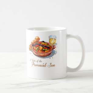 Lebendige provencalische Ratatouille-Wasserfarbenm Kaffeetasse