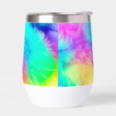 Lebendige Regenbogen Fluffige Felltextur-75201 (Links)