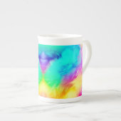 Lebendige Regenbogen Fluffige Felltextur-75201 Porzellantasse (Vorderseite Rechts)