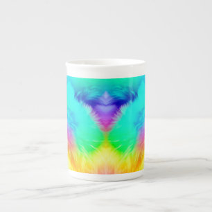 Lebendige Regenbogen Fluffige Felltextur-75201 Porzellantasse