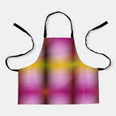 Lebendige Regenbogen-Verlaufsschürze mit Rosatönen Schürze (Vorderseite)