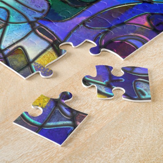 Lebendige, reiche Farben: Wie aus verkettetem Glas Puzzle (Seite)