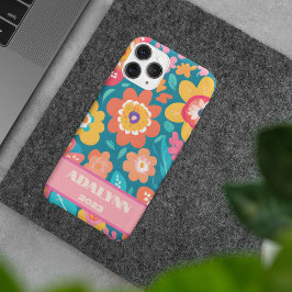 Lebendige Retro-Blüten Valentine-Geschenke für Tee Case-Mate iPhone 14 Hülle