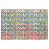 Lebendige Retro-Frucht Stoff (Yard (91,4 cm))