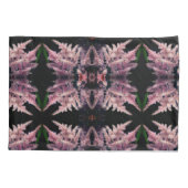 Lebendige rosa Blume Nah Abstraktes Muster Kissenbezug (Rückseite)