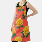 Lebendige rosa Blumen-Schürze für professionelle K Schürze (InSitu)