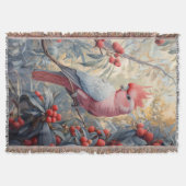 Lebendige Rosa Galah Cockatoo Decke (Vorderseite)