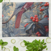 Lebendige Rosa Galah Cockatoo Geschirrtuch (Gefaltet)