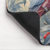 Lebendige Rosa Galah Cockatoo Mousepad (Ecke)