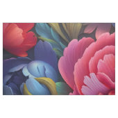 Lebendige rosa Pfingstrosen Blumen Stoff (Fat Quarter (45,7 x 55,9 cm))