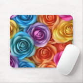 Lebendige Rosen Mousepad (Mit Mouse)