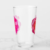 Lebendige Rosen-Trinkglas Glas (Rechts)