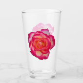Lebendige Rosen-Trinkglas Glas (Vorderseite)