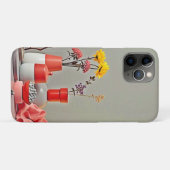 Lebendige Rot-Gelb-Anordnung Design Case-Mate iPhone Hülle (Rückseite (Horizontal))