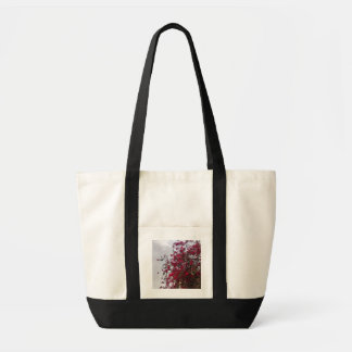 Lebendige rote Blumen-Naturfotografie-Tasche - A Tragetasche