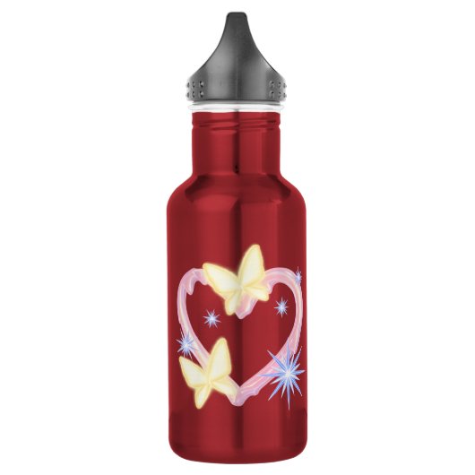 Lebendige rote Wasserflasche mit verzauberter Schm (Links)
