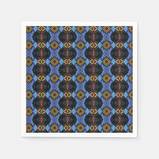 Lebendige Royalty Serviette (Vorderseite)
