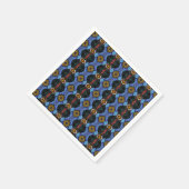 Lebendige Royalty Serviette (Ecke)
