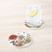 Lebendige Sandsteinflora Untersetzer (Seite)